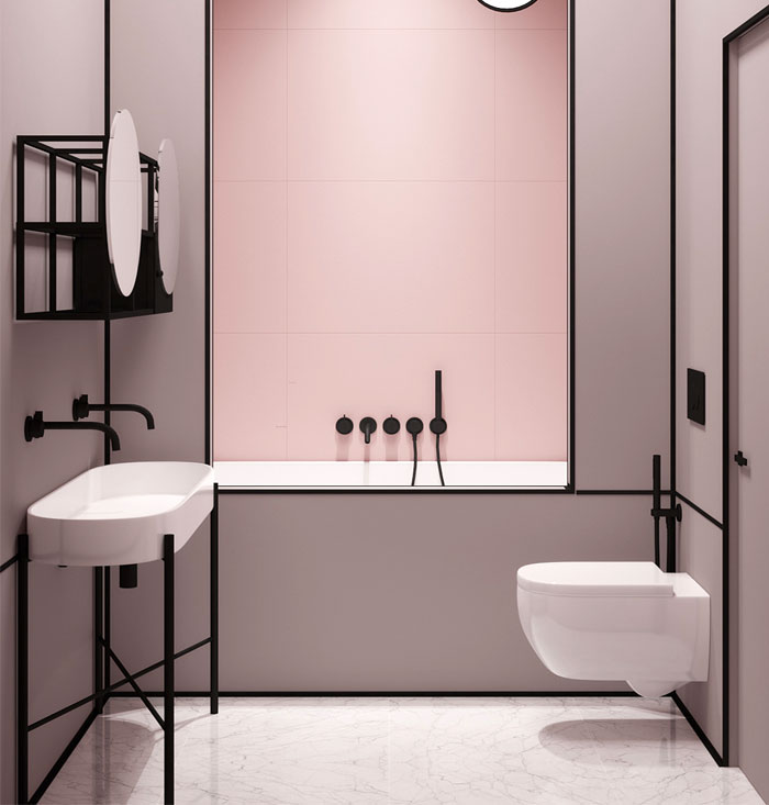 Luxury bathroom by Crosby Studios